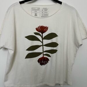COPY - Patagonia Women's Cream Graphic Top